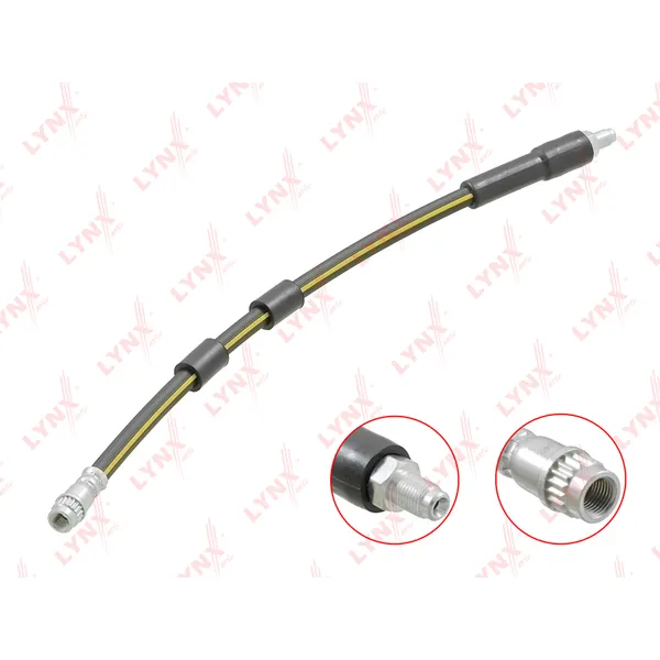 Шланг тормозной передний CITROEN C4 04-14, PEUGEOT 307 00-08 LYNXauto BL-3465