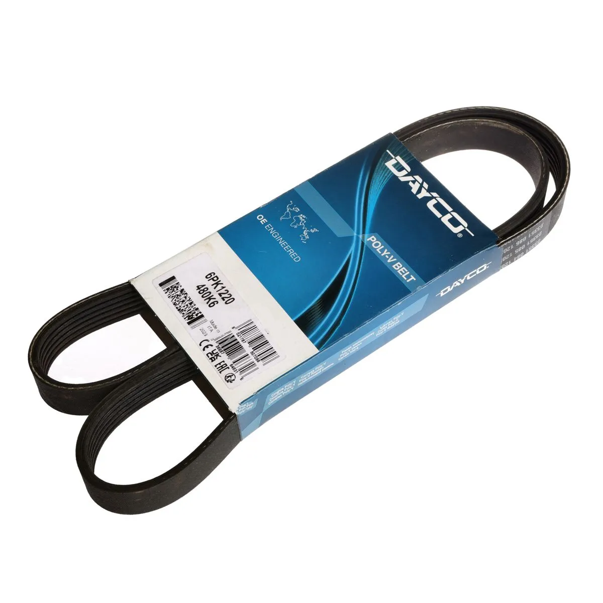 Ремень поликлиновый CITROEN, FIAT, FORD, PEUGEOT, VOLVO 2.0HDI 03 - DAYCO 6PK1220