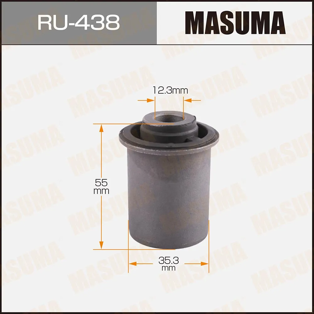 Сайлентблок задн. нижнего рычага пер. MASUMA RU438