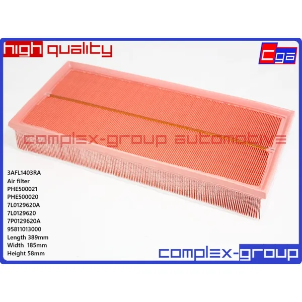 Воздушный фильтр PHE500021 PHE500020 CGA 3AFL1403RA