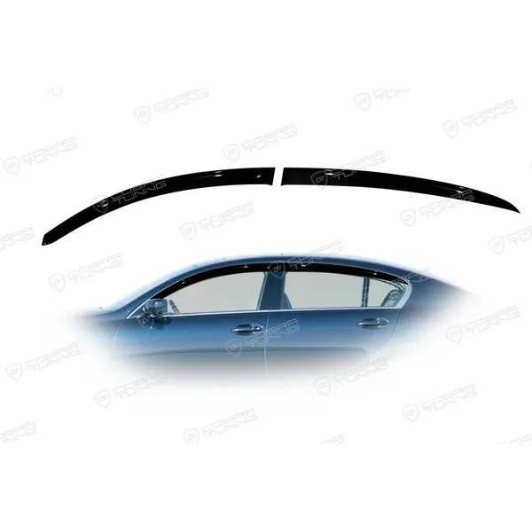 Дефлектора на окна Lexus GS III 2004-2011 деф.окон  Cobra Tuning L20404