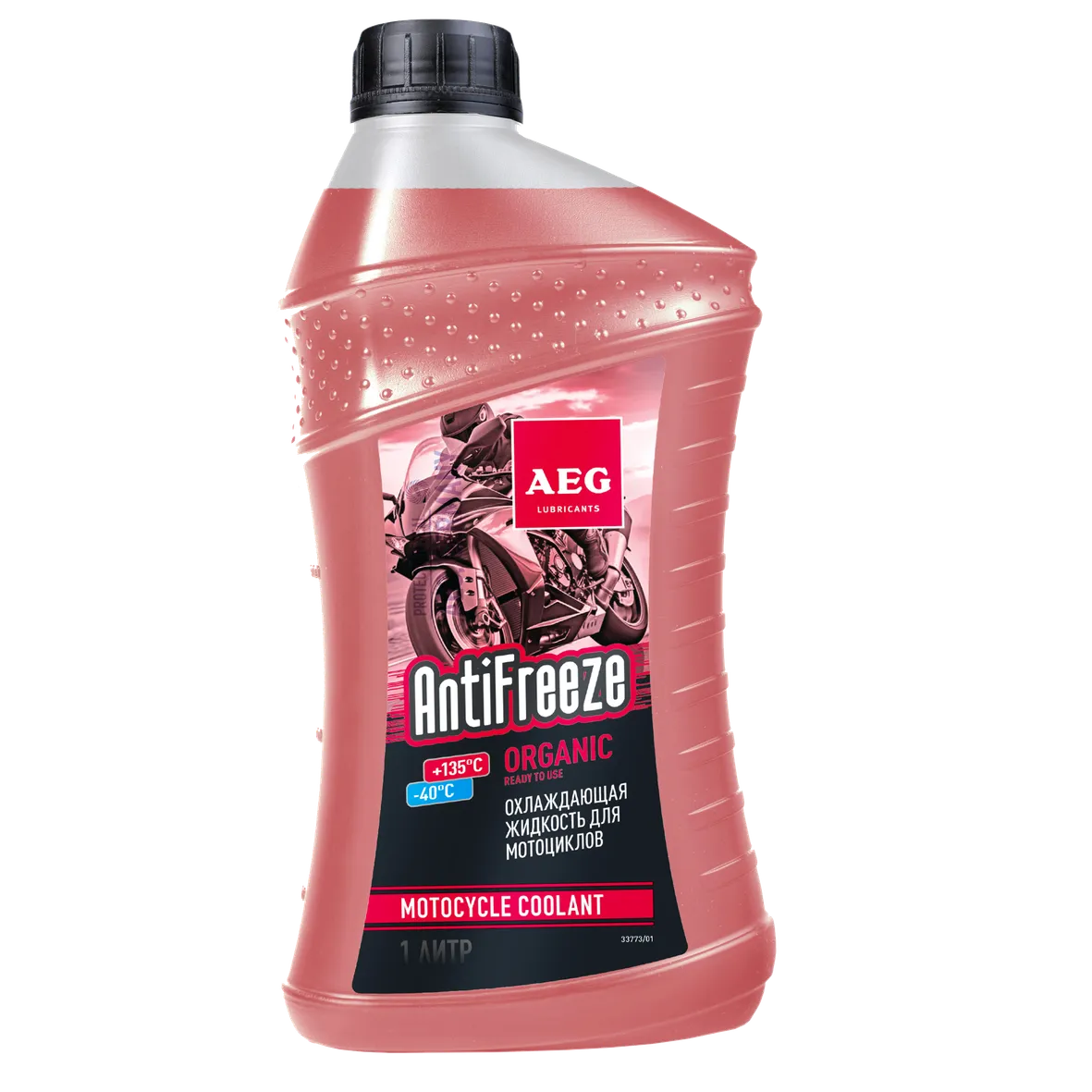 Антифриз AEG Lubricants Organic готовый красный 1 л 33773