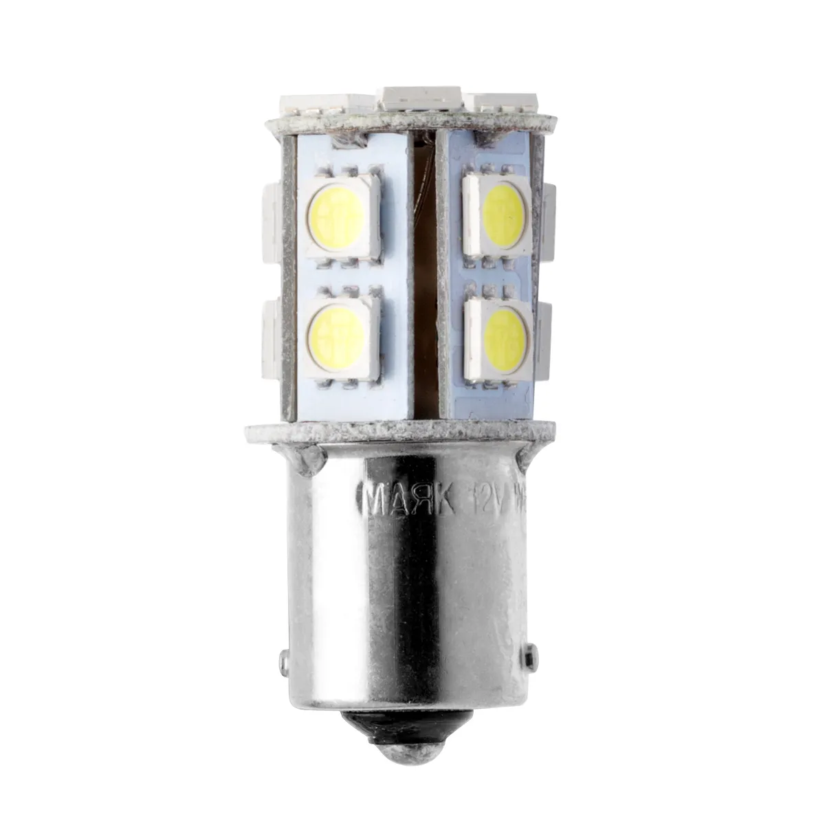 Лампа светодиодная 12V T25 5W BA15s Маяк WHITE 1 шт. блистер 12T25-W/13SMD/BL