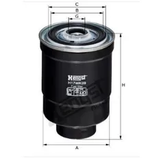 Топливный фильтр HENGST H17WK09