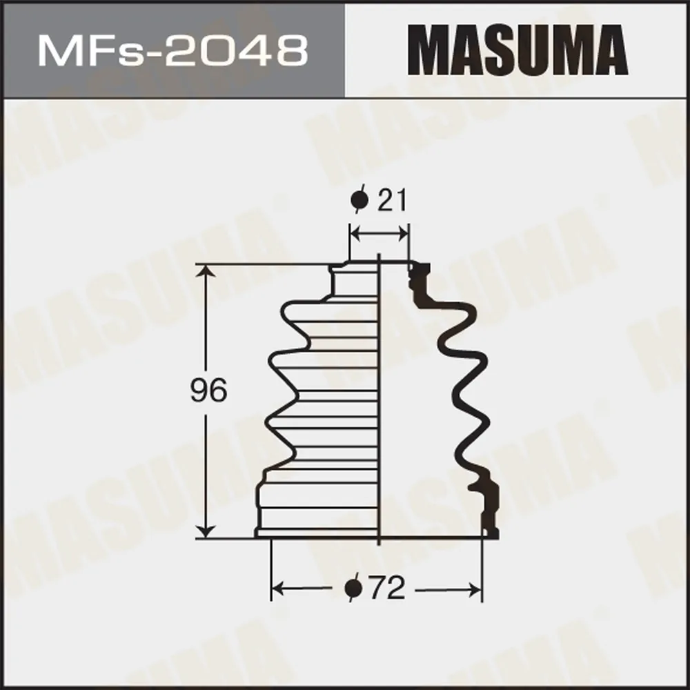 Пыльник ШРУСа NISSAN CUBE MASUMA MFs-2048