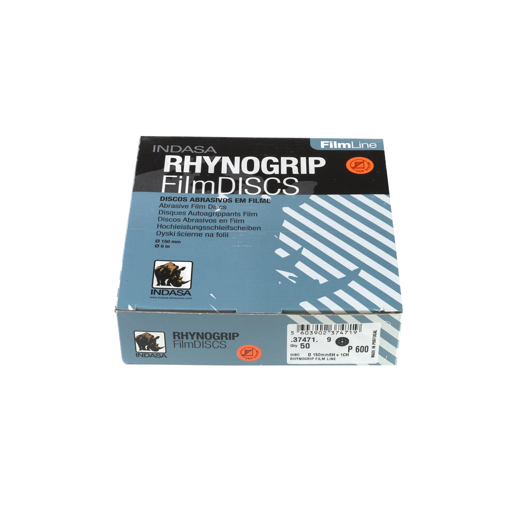 Круг RHYNOGRIP (6H+1CH) D150 мм Р600 Indasa 37471