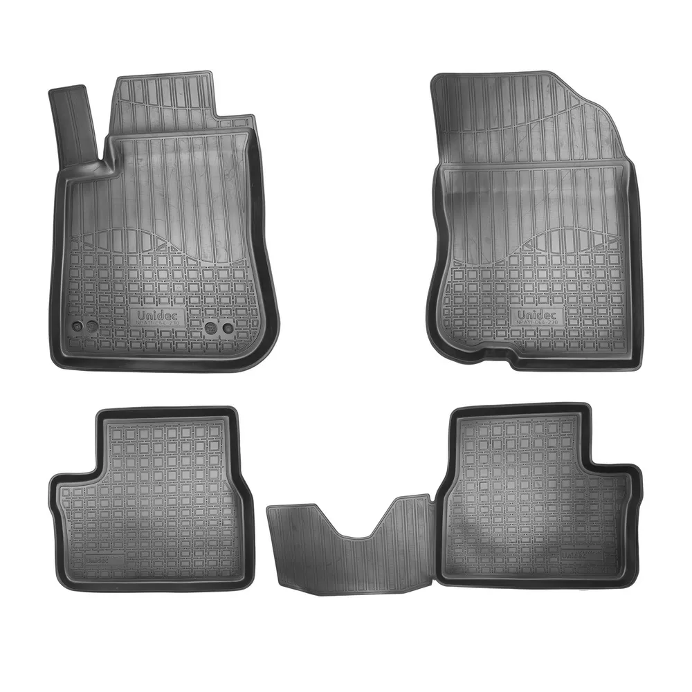 Коврики салонные для Peugeot 2008 (2013) (АКПП) NORPLAST NPA11-C64-230