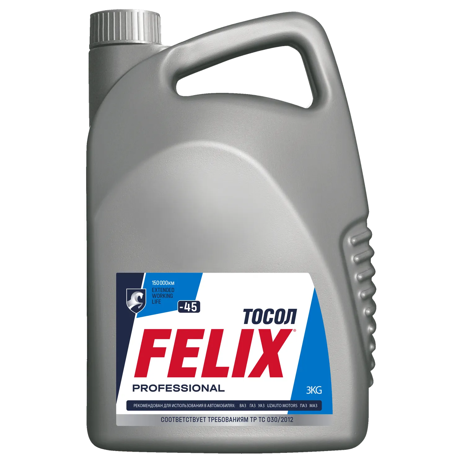 Тосол Felix Стандарт -45 готовый -45C синий 3 кг 430206044