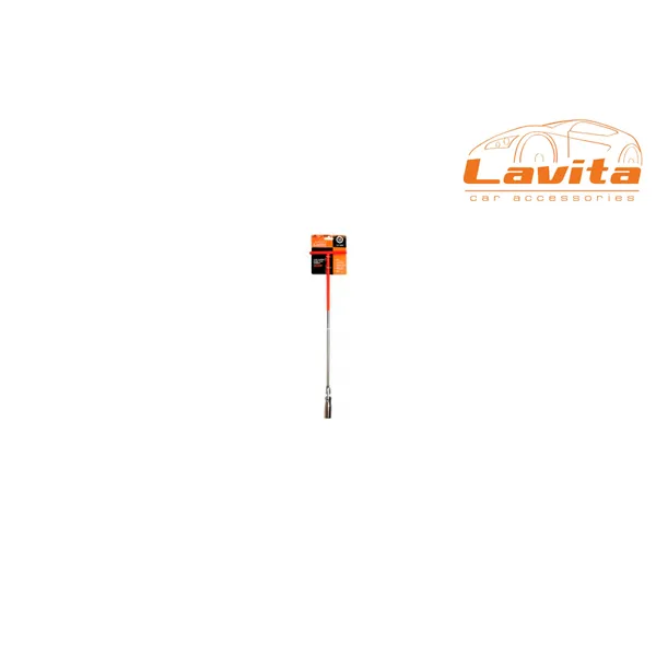 Ключ свечной_16ММ, L=500MM КАРДАННЫЙ С РЕЗ. ВСТАВКОЙ LAVITA LA 511502