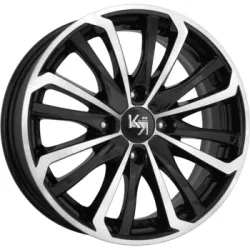 Диск литой R16 6.5J 4x108/65.1 ET20 КИК Рим алмаз черный 26582