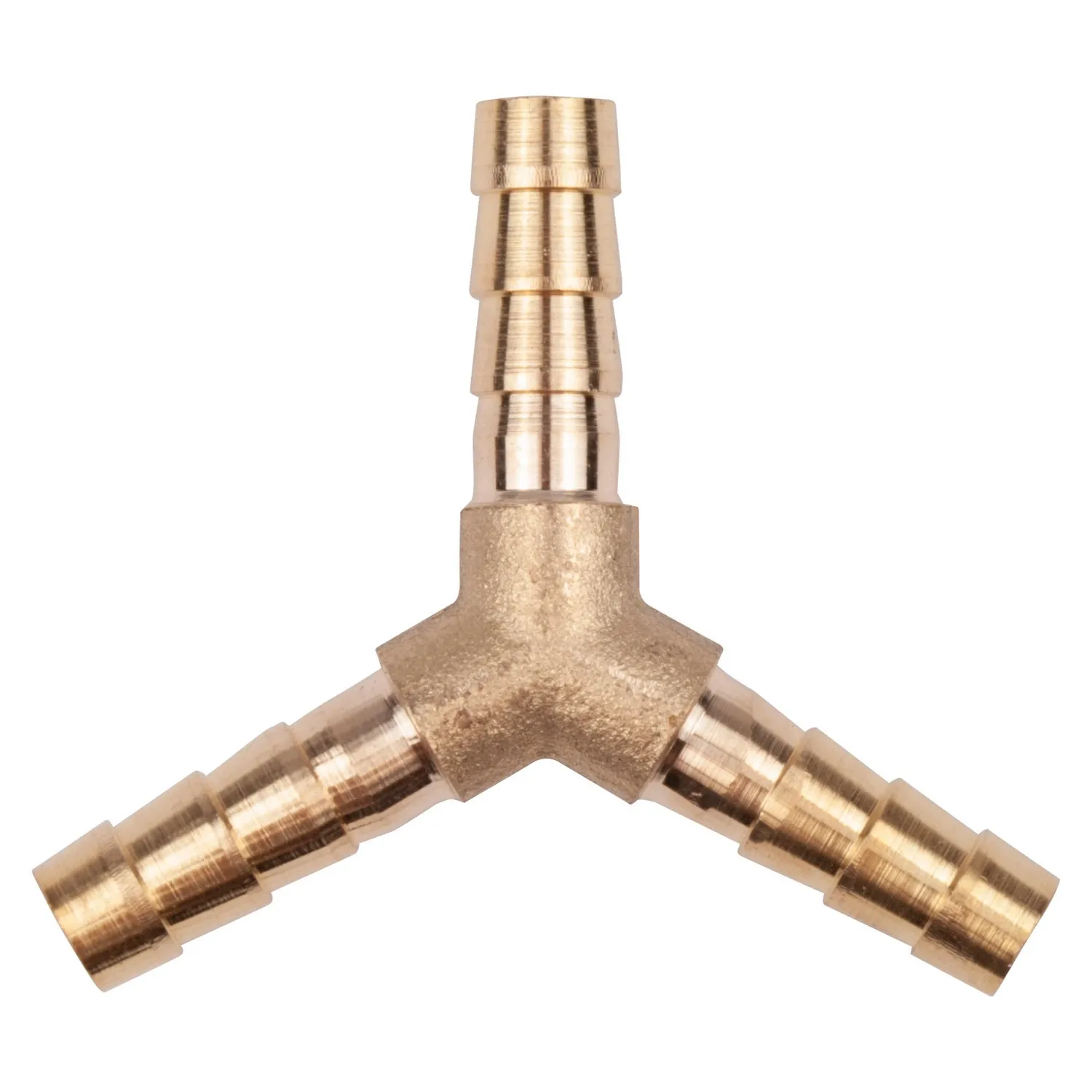Тройник Y-образный елочка 6мм, латунь AVSTEEL AV-700334