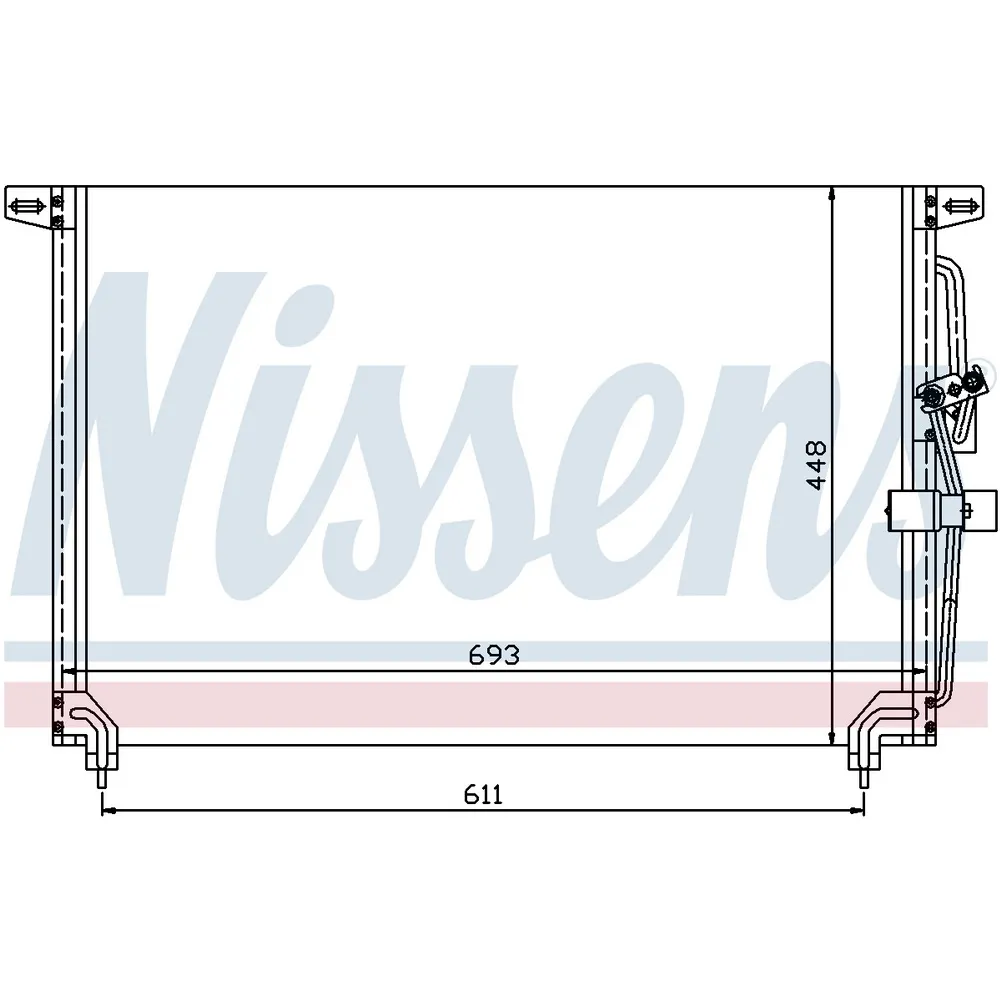 Радиатор конд NISSENS 94232