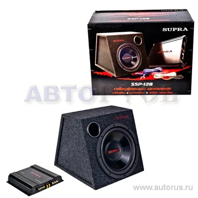 Сабвуферный комплект SUPRA SSP-120, усилитель+саб 12