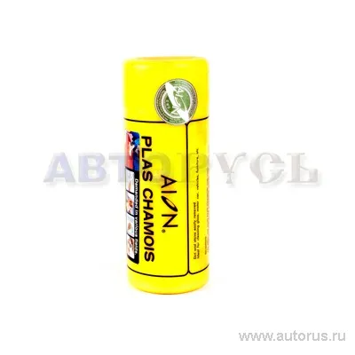 Салфетка замша искусственная универсальная 32x43 см тубус AION CH101