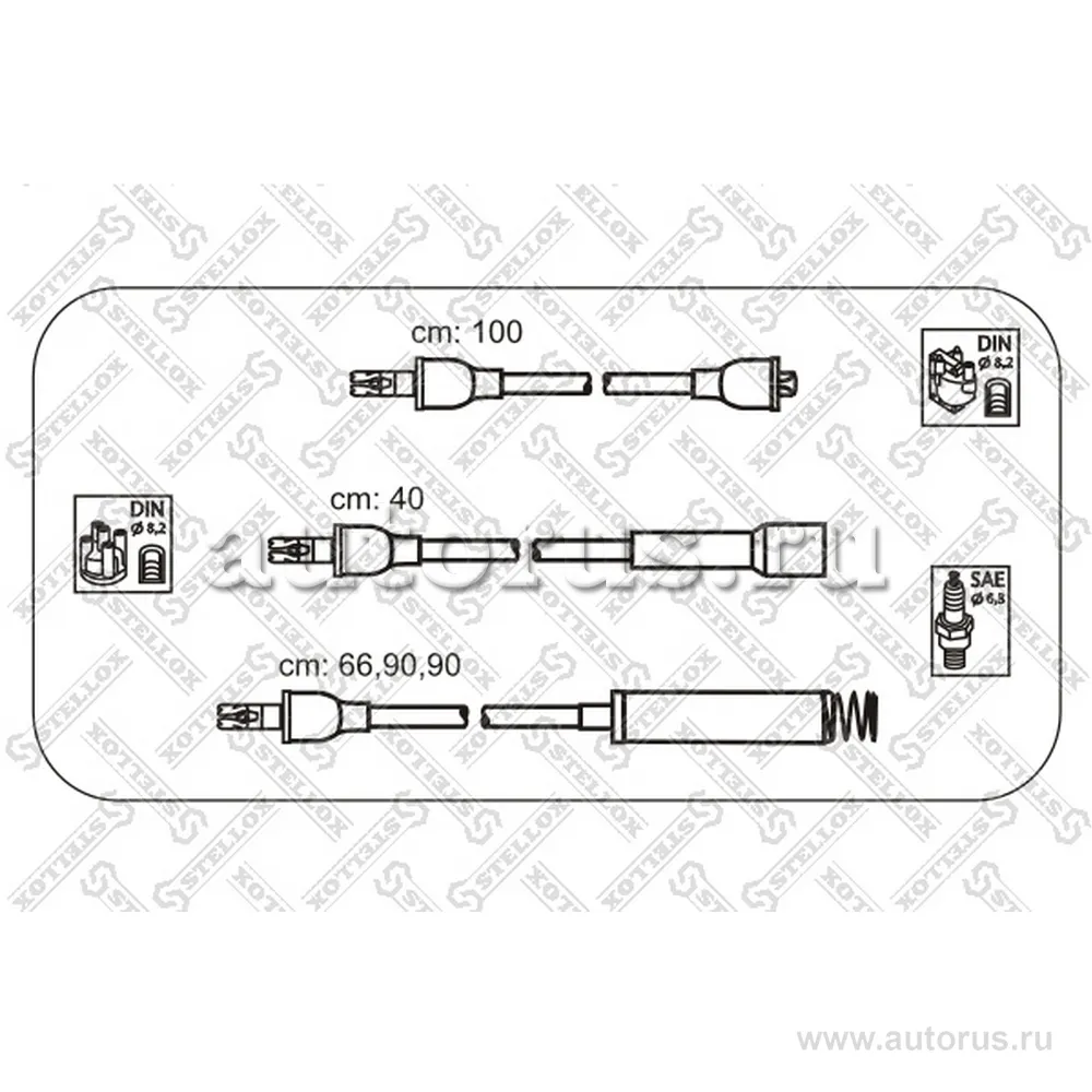 К-кт проводов Opel Omega A 1.8/2.0