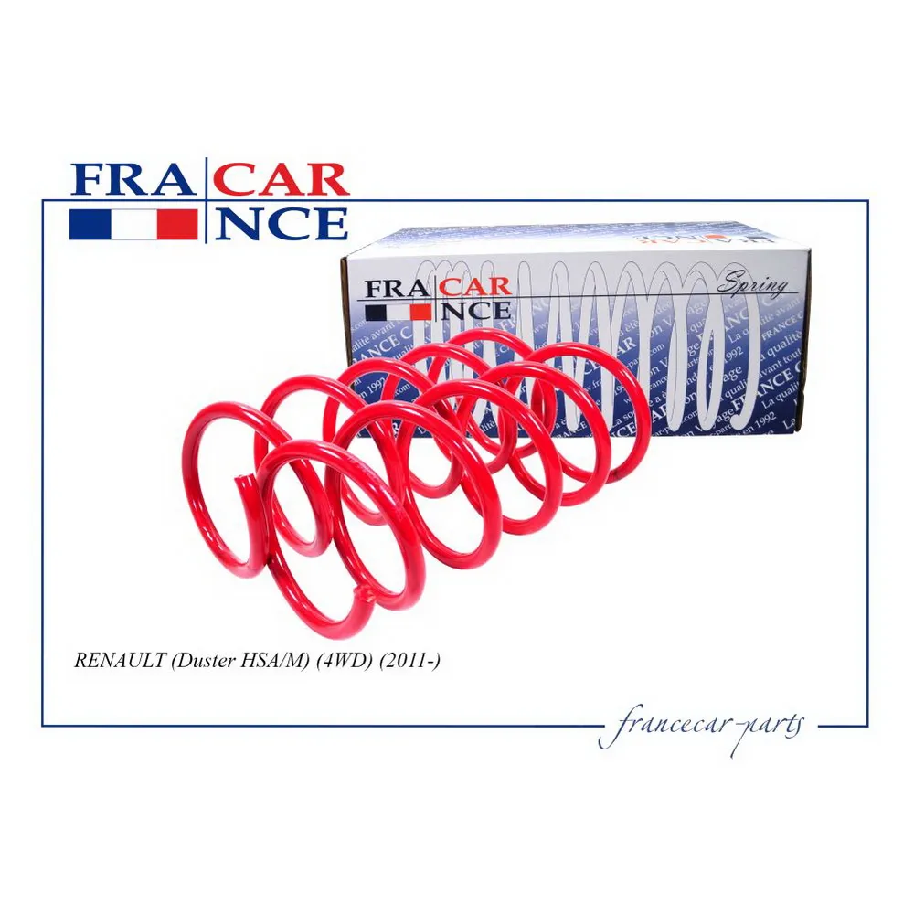 Пружина задняя RENAULT Duster HSA/M 4WD 2011- FRANCECAR FCR20V048