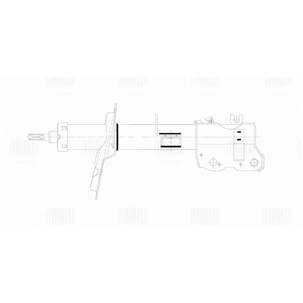 Амортизатор для а/м Infinity FX (03-) (стойка) пер. лев. TRIALLI AG 14181