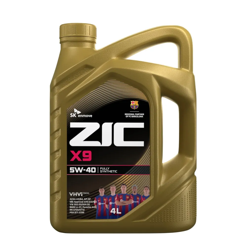 Масло моторное ZIC X9 5W-40 синтетическое 4 л 16