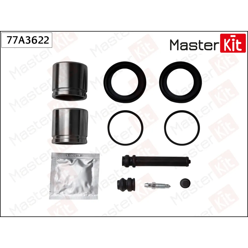 Ремкомплект тормозного суппорта + поршень MAZDA E2200 01-99- MASTERKIT 77A3622