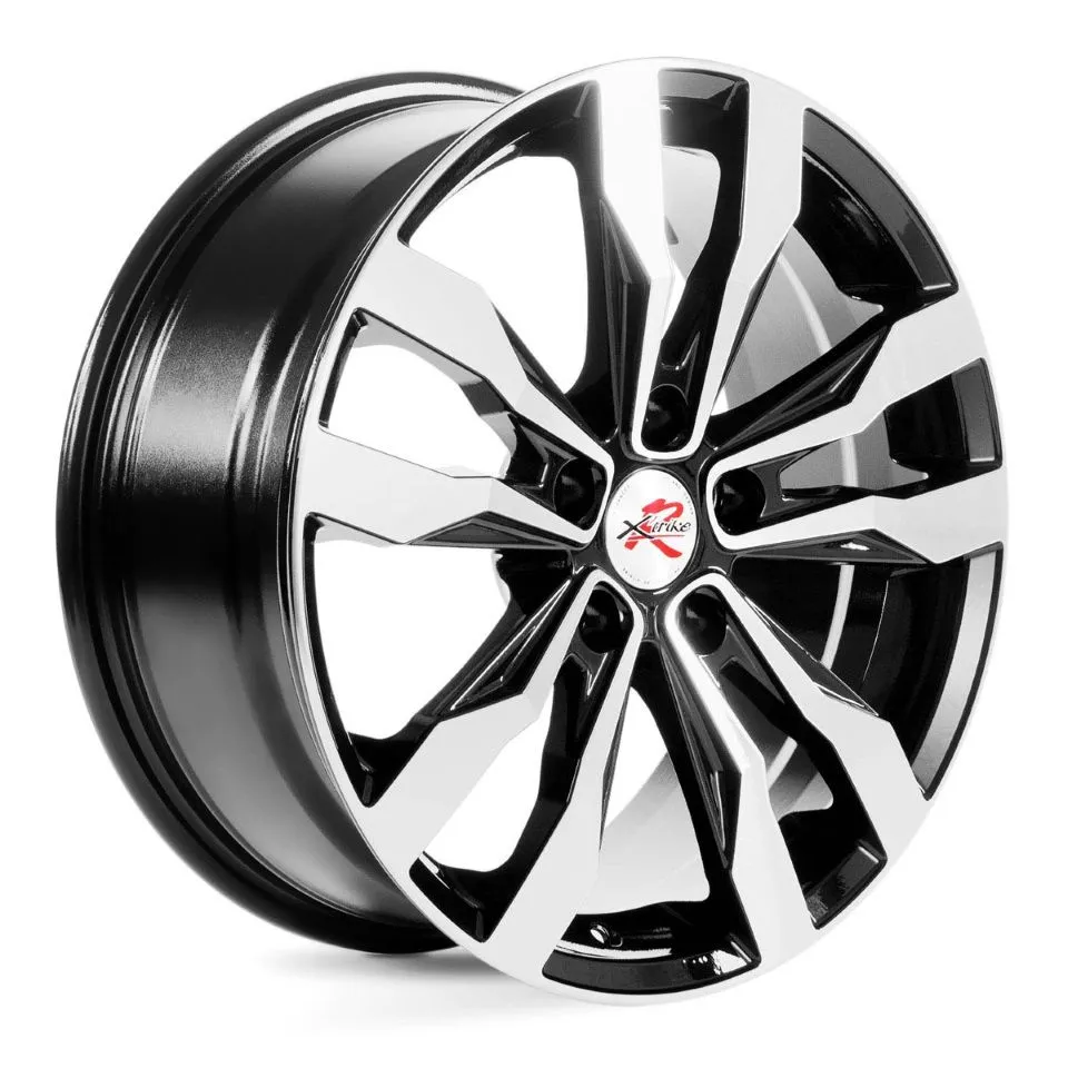 Диск литой R17 7J 5x112/57.1 ET40 X-trike Tiguan R047 BK/FP 40122