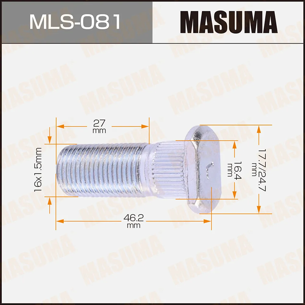 Шпилька для грузовика MASUMA MLS081
