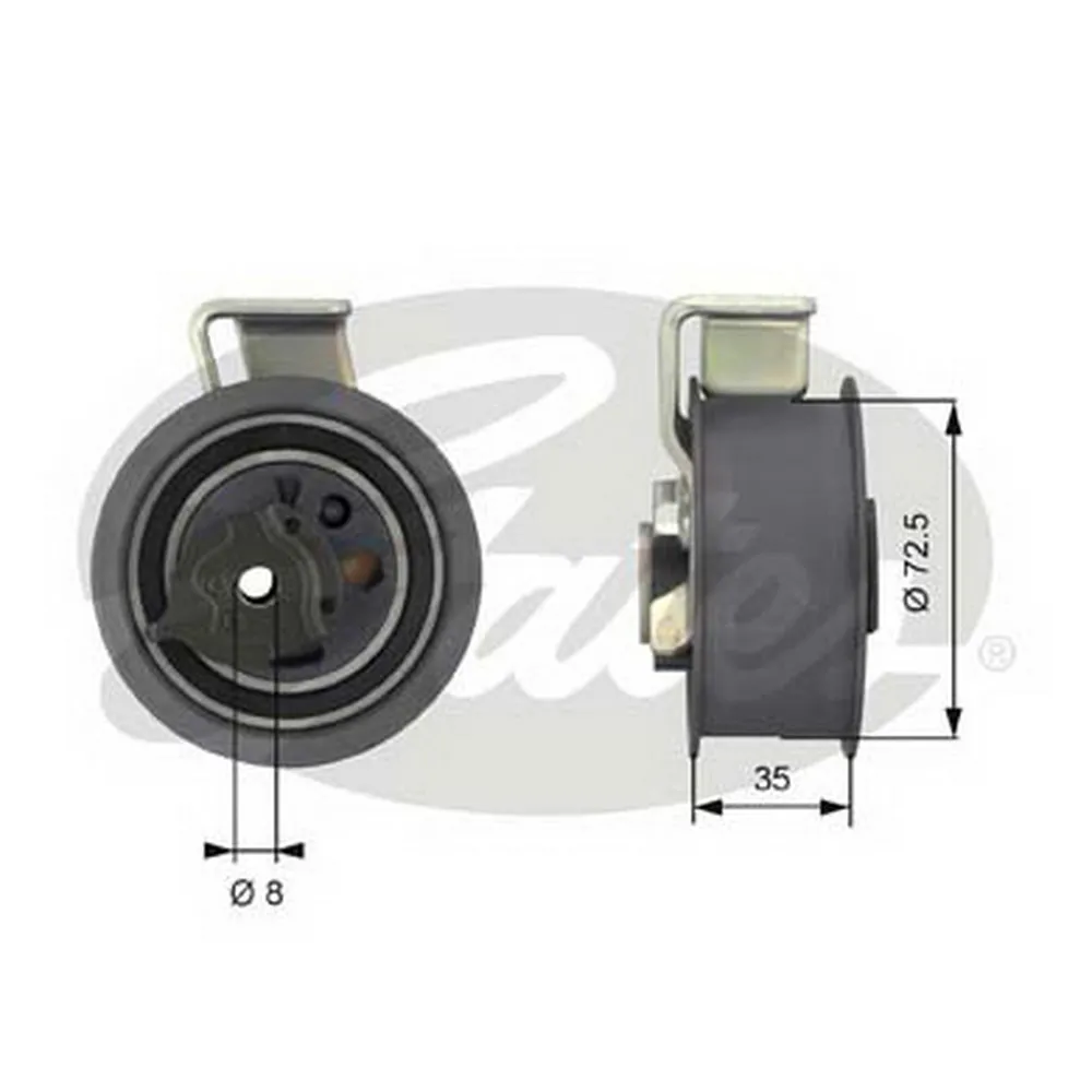 Ролик натяжителя ремня ГРМ AUDI/VW/SEAT/SKODA A4/A6/PASSAT/OCTAVIA/GOLF4 1.9TDI