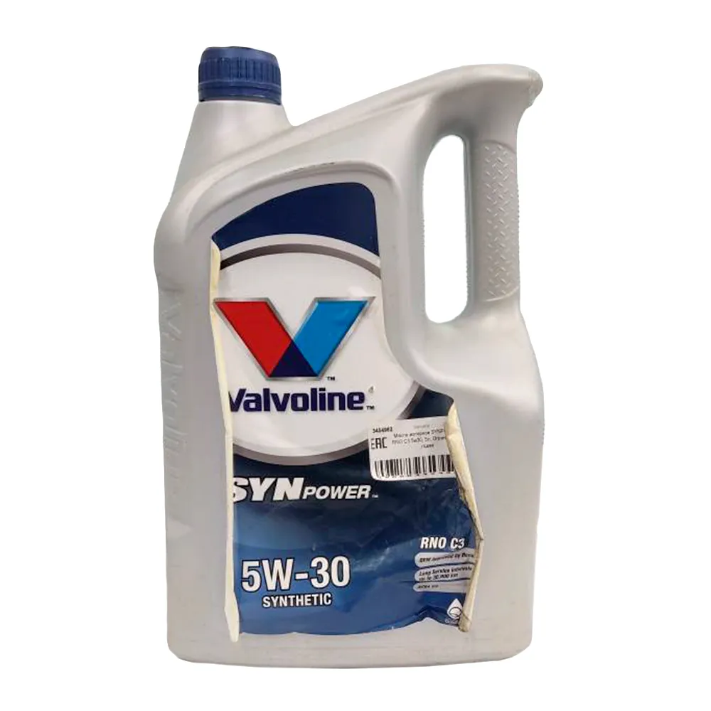 Масло моторное Valvoline SYNPOWER RNO C3 5W-30 5 л УЦЕНКА! 895069-N0