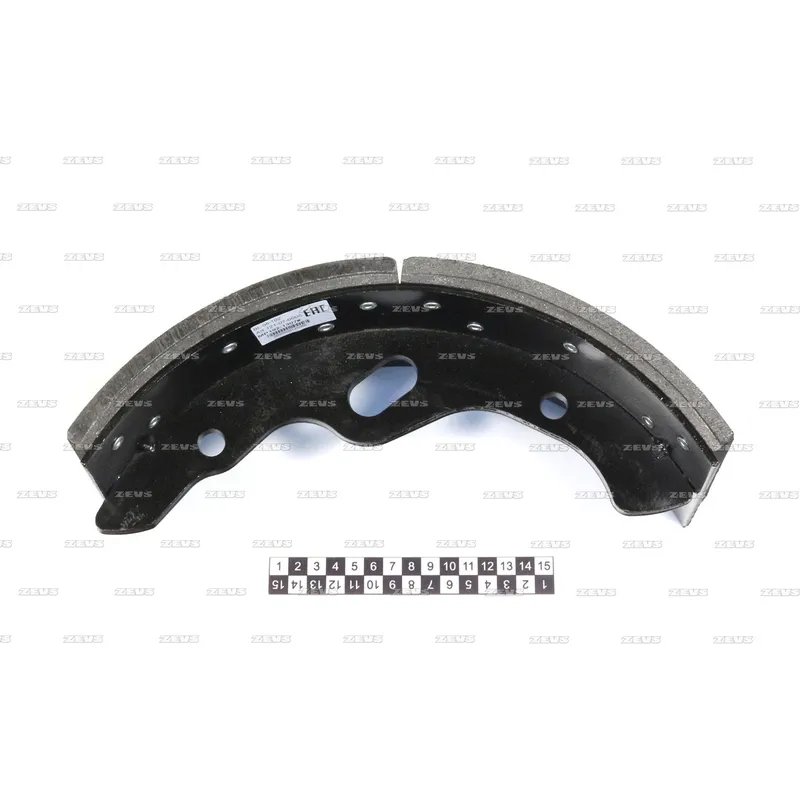 Тормозная колодка с накладкой ZEVS BL-06-102