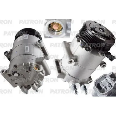 Компрессор кондиционера Ford Focus III (11-)/Volvo S60 (10-) 1.6T PATRON PACC082