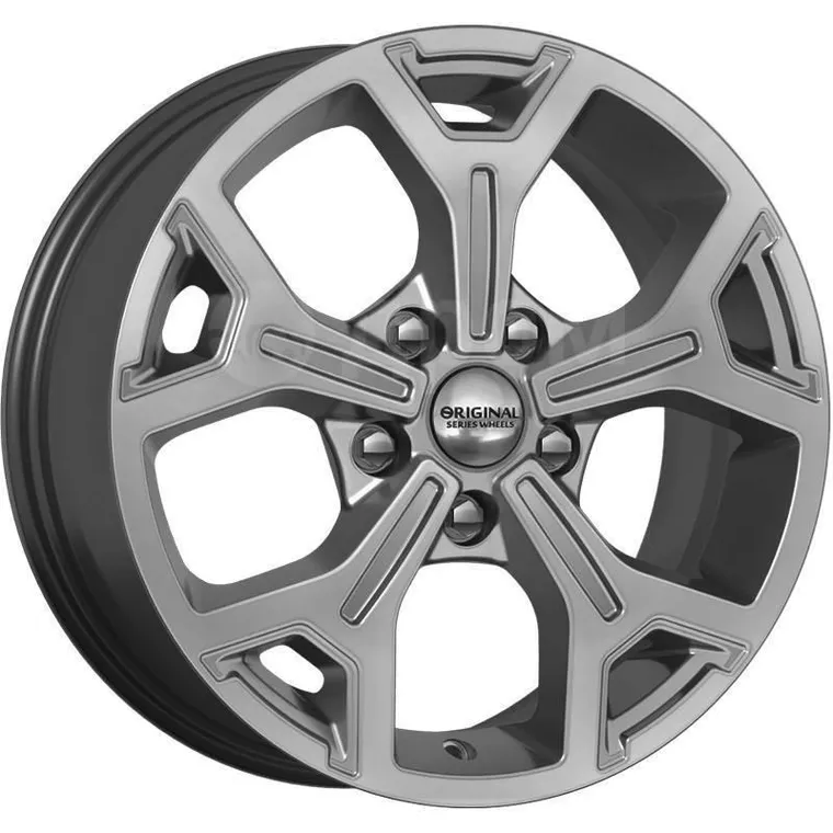 Диск литой R16 6.5J 5x114.3/60.1 ET50 СКАД KL-318 Графит 3290227
