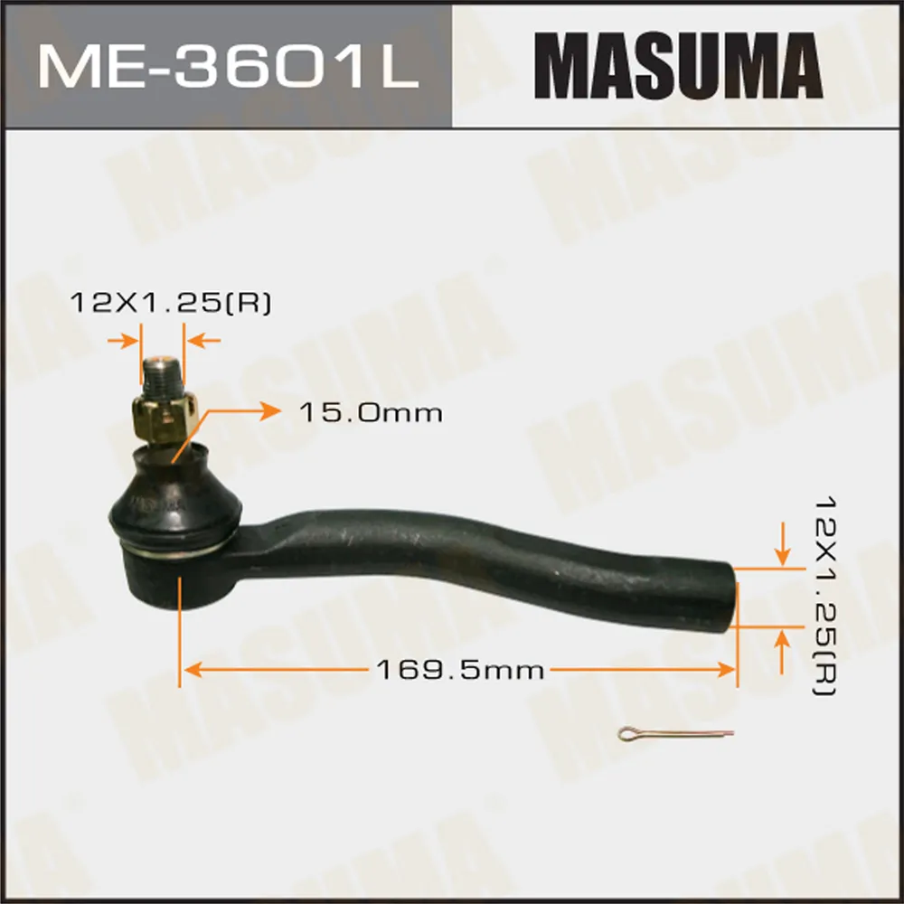 Наконечник рулевой L TOYOTA ECHO MASUMA ME-3601L