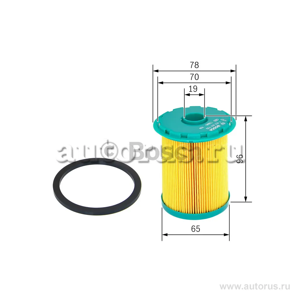 Фильтр топливный! Opel Movano 2.2DTi/2.5DTi/Vivaro 1.9Di/DTi 00> BOSCH 1457431720
