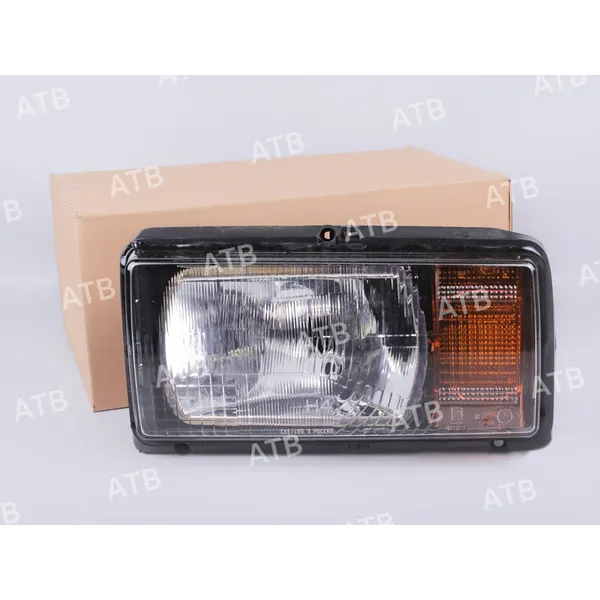 Блок фара ВАЗ 2105 с желтым поворотником левая ATB 1AV0508YL