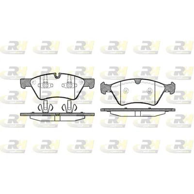 Колодки тормозные MB W164 04- перед. ROADHOUSE 2117900