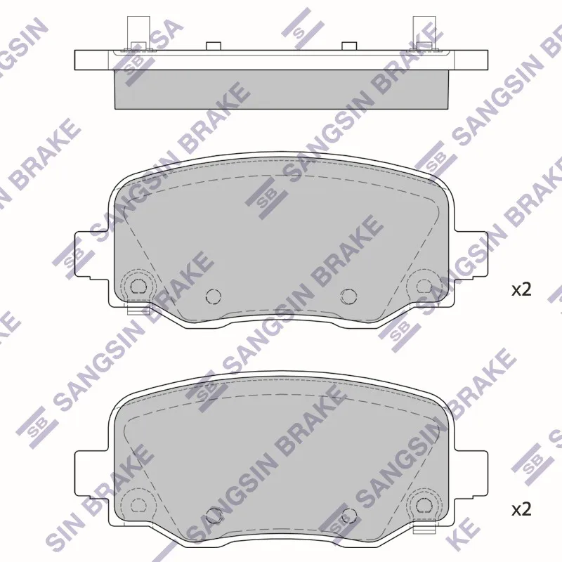 Колодки тормозные JEEP CHEROKEE 14- задние