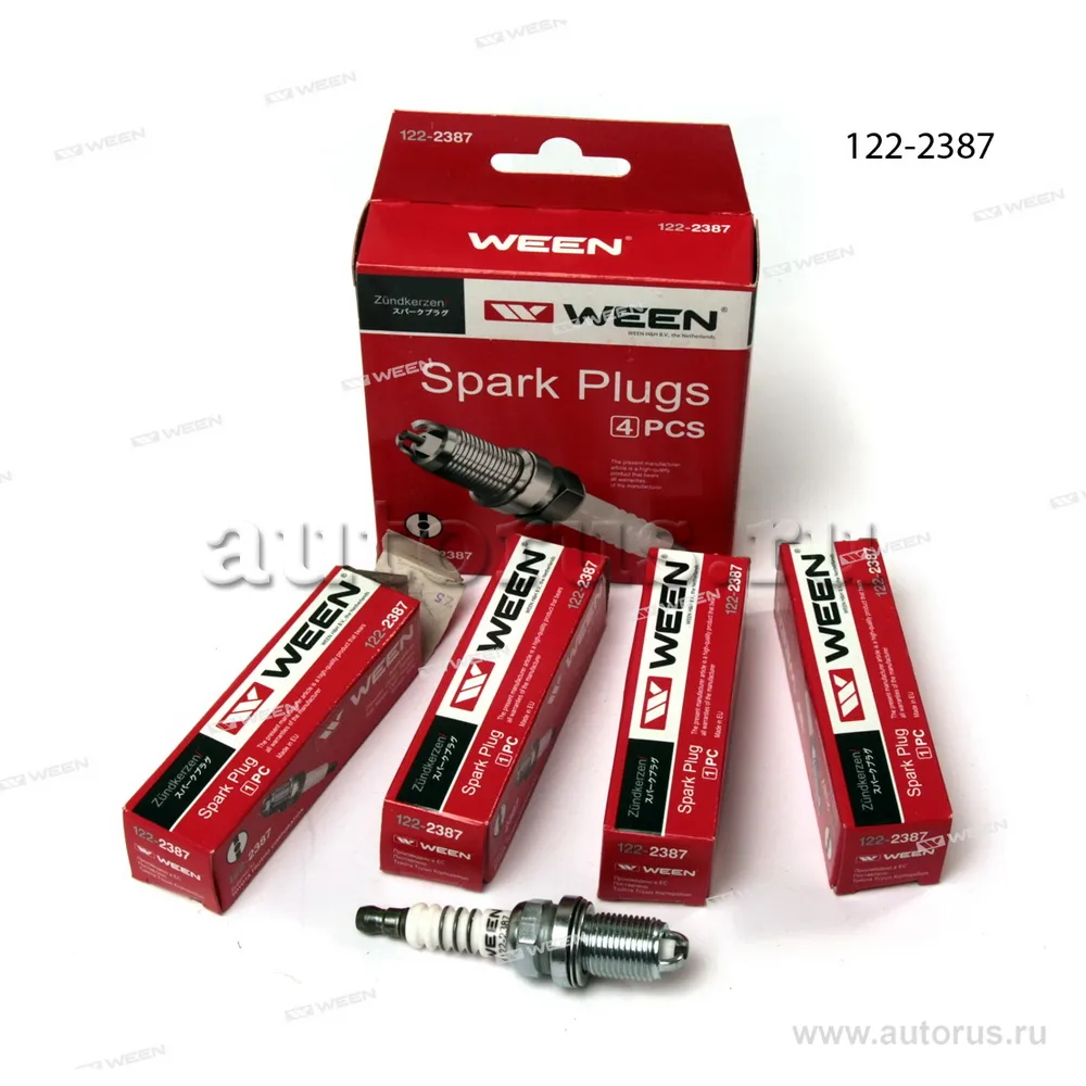 Свеча зажигания 2-х электродная CHEVROLET, CITROEN, DAEWOO, FIAT, NISSAN, OPEL, PE WEEN 122-2387