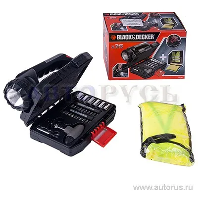 Набор отверточный с фонарем 35пр. BLACK&DECKER A7141