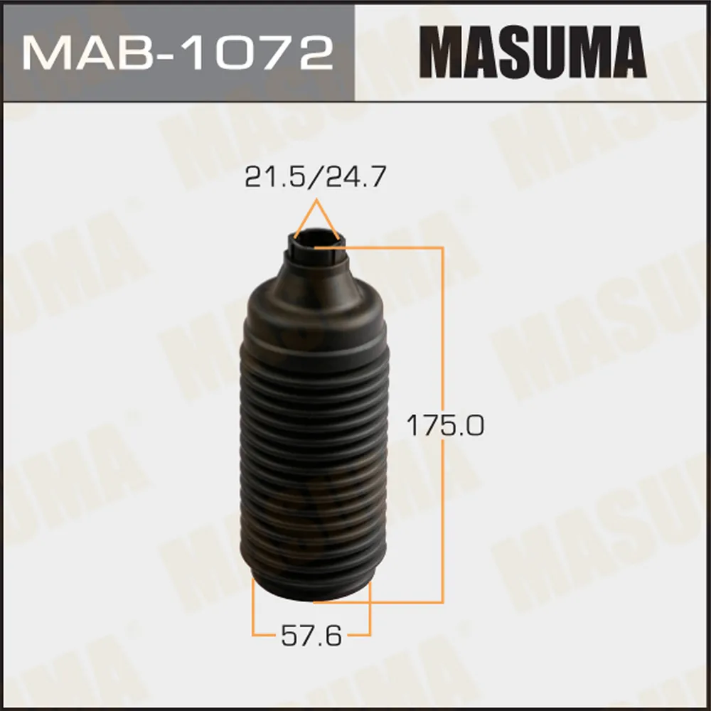 Пыльник амортизатора MASUMA MAB1072