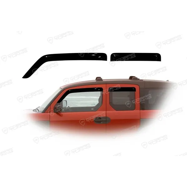 Дефлектора на окна Honda Element (YH2) 2003EuroStandard деф.окон Cobra Tuning HE10603