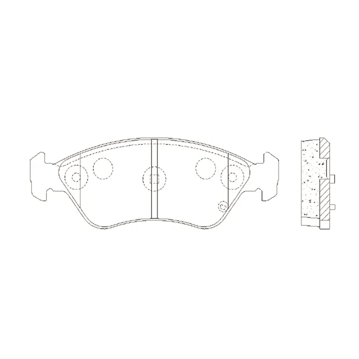 Колодки передние KIA Clarus 1.8i/2.0i 9699 CKKK8 CTR GK0514