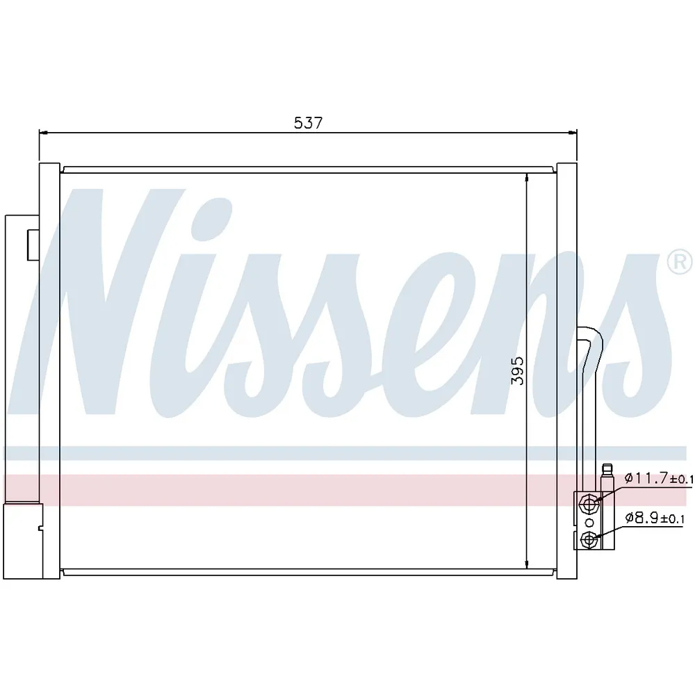 Конденсор кондиционера NISSENS 940156