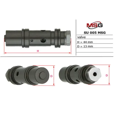 Клапан насоса ГУР MITSUBISHI,SUBARU MSG su005valve