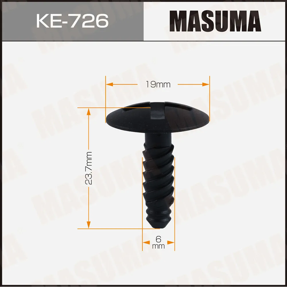 Клипса автомобильная MASUMA KE-726