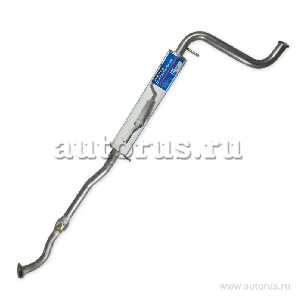 Резонатор ВАЗ 2170 с гофрой (алюминизированная сталь) 21700-1200020-83 LADA 21700120002083