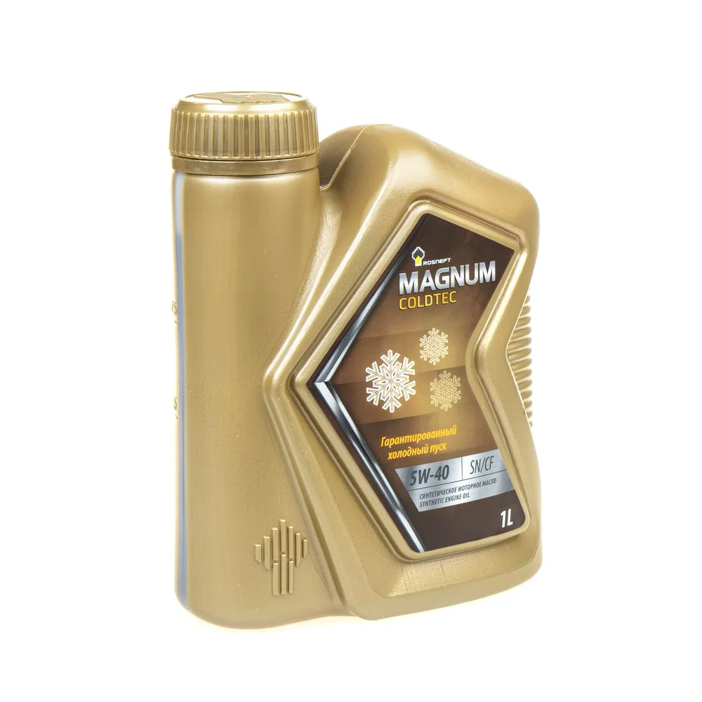 Масло моторное Rosneft Magnum Coldtec 5W-40 синтетическое 1 л 40813832