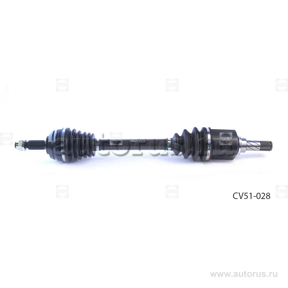 Привод в сборе 25/27 шл., левый RENAULT Duster (4WD,MT6), NISSAN Terrano III (4WD, HOLA CV51-028