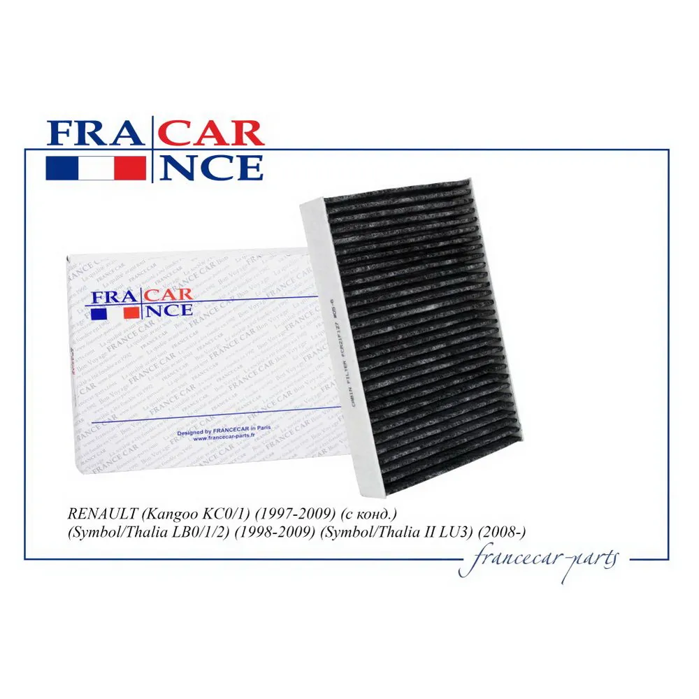 Фильтр салонный 7711228912/FCR21F127 (угольный) FRANCECAR FRANCECAR fcr21f127