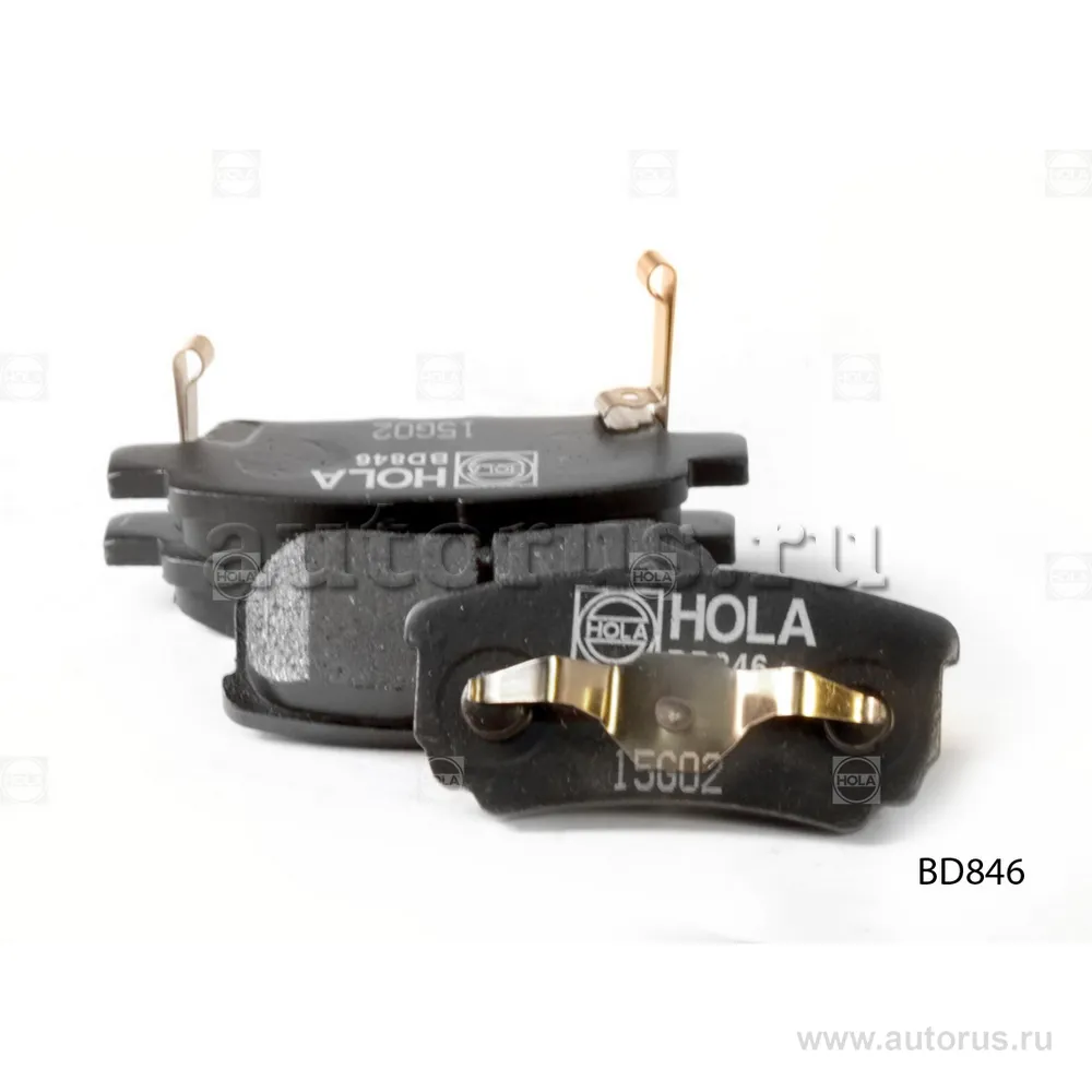 Колодки задние MITSUBISHI Lancer IX/X, Outlander I, JEEP Compass, HOLA BD846
