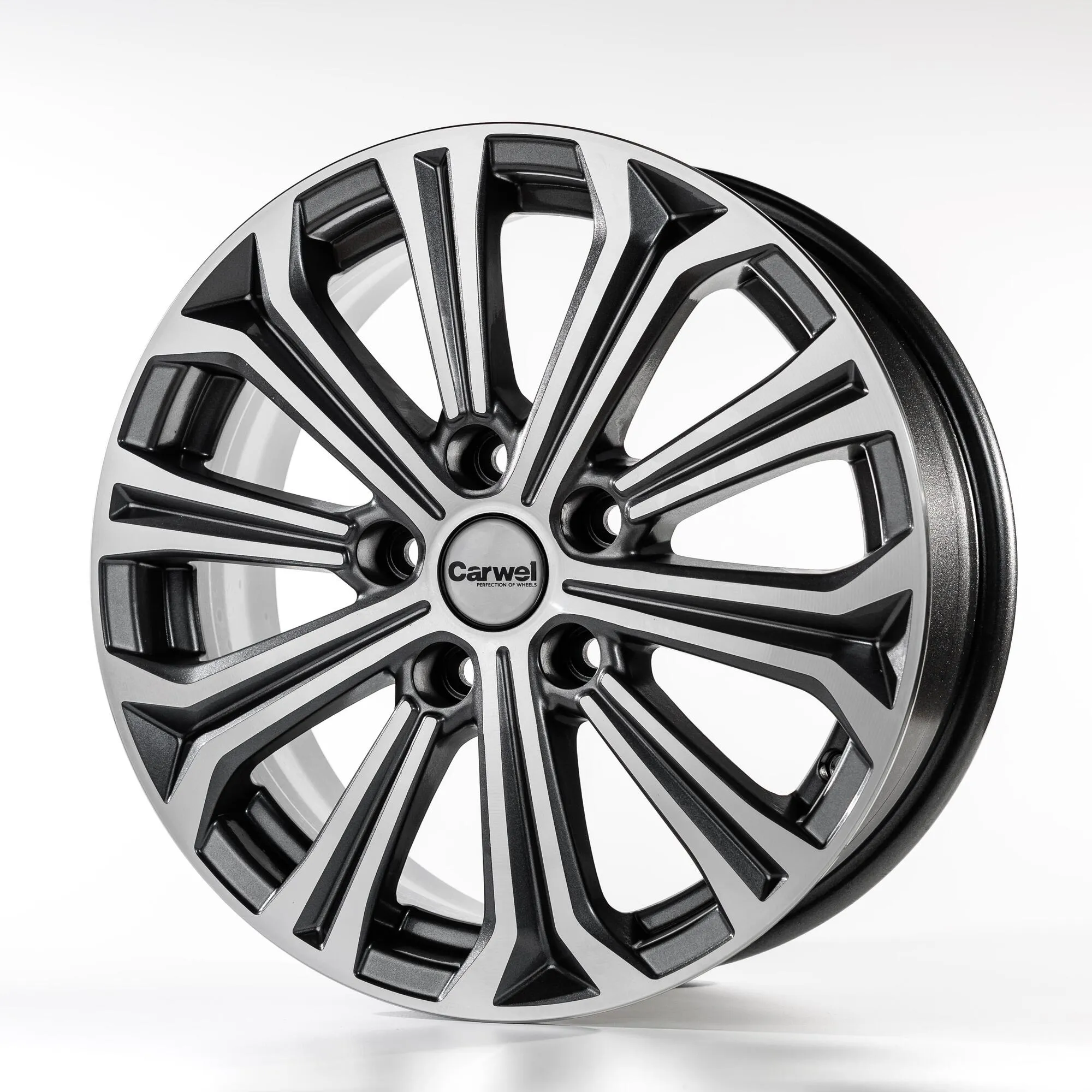 Диск литой R16 6.5J 5x114.3/67.1 ET43 Carwel Кудро 1610 AGR 00115939