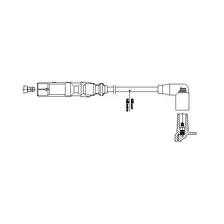 Провод высоковольтный VW Golf/Passat, Skoda Octavia 1.6/2.0 96 BREMI 1a3225